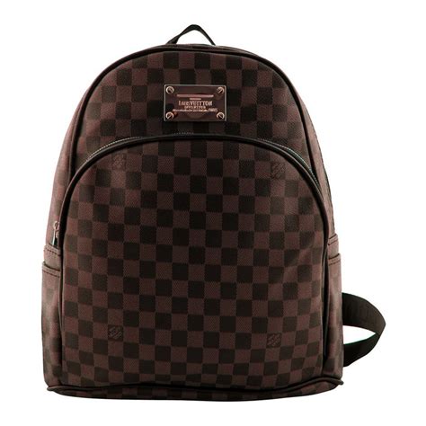 louis vuitton backpack brown checkered|lv small backpack.